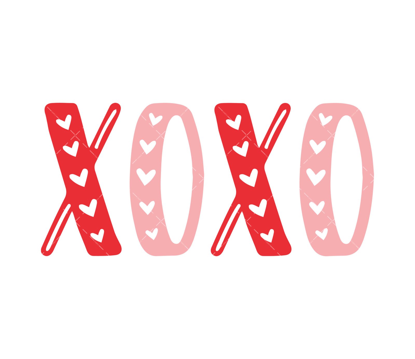 The Original Love Letters XOXO SVG, PNG, PDF, Valentines Day SVG