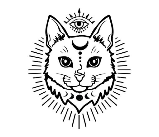 Celestial Cat SVG