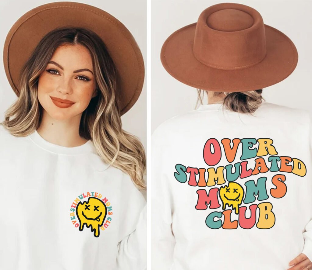 Overstimulated Moms Club SVG