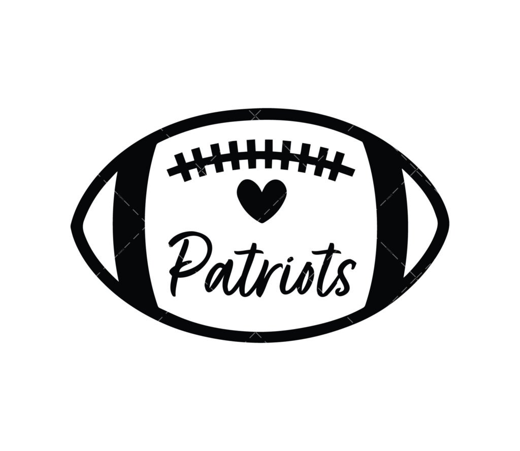 Patriots Football SVG PNG Patriots Mascot Svg Patriots Svg 