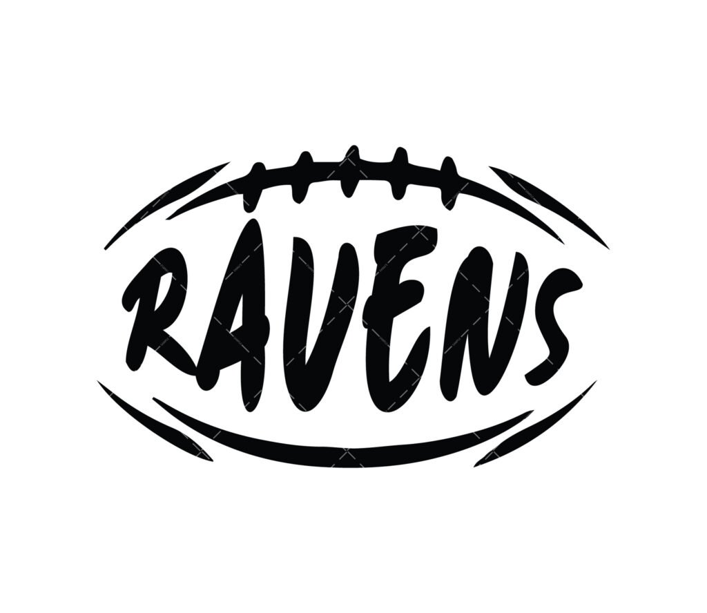 Go Ravens Svg Go Leopard Ravens Football Svg Go Football Ravens Svg