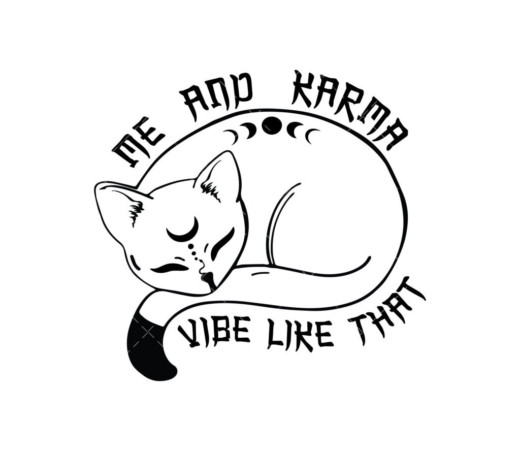 Me and Karma Vibe Like That SVG