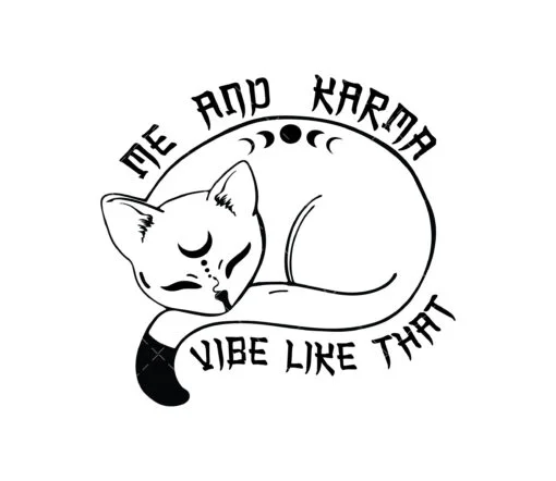 Me and Karma Vibe Like That SVG