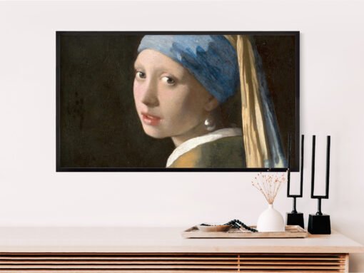 Girl with a Pearl Earring Samsung Frame tv art