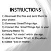 samsung frame tv art instructions