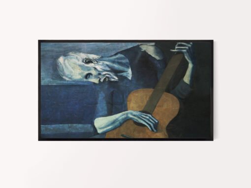 Old guitarist Picasso Samsung Frame TV