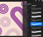 Procreate multiline brushes