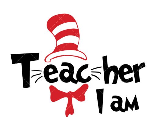 Teacher I Am SVG