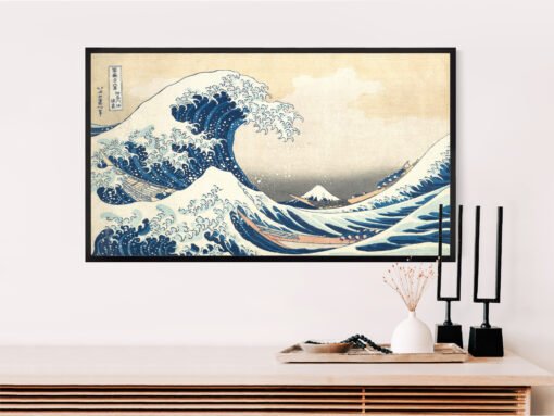 Tsunami by Hokusai Samsung Frame TV Art