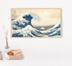 Tsunami by Hokusai Samsung Frame TV Art