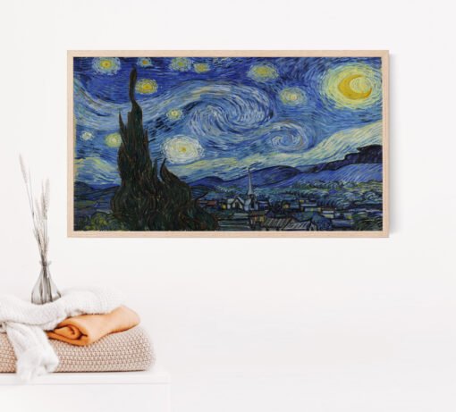 samsung frame tv art Van Gogh starry night