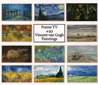 incent van Gogh Paintings for Frame TV 4k