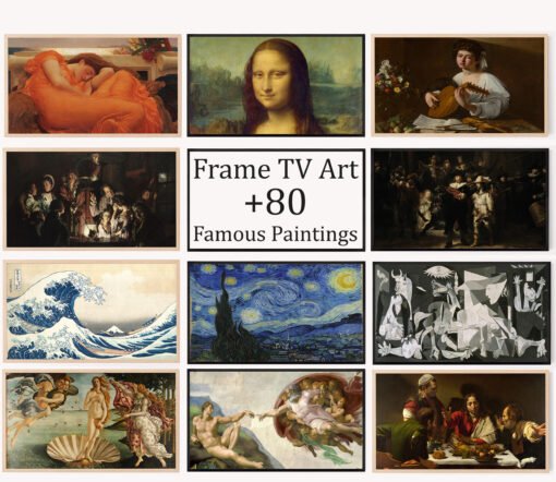 Famous Paintings bundle for Samsung Frame TV