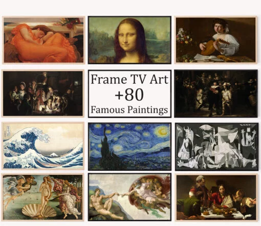 Famous Paintings bundle for Samsung Frame TV