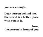 You are enough SVG