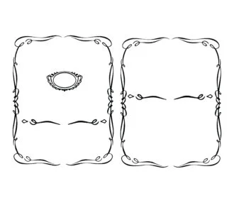 Blank Whiskey Label SVG