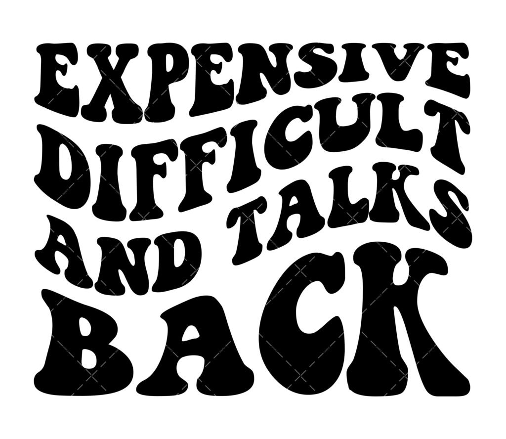Expensive difficult and talks back SVG