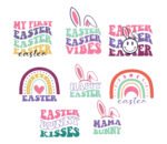 Retro Easter SVG bundle