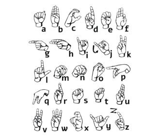 Sign Language SVG