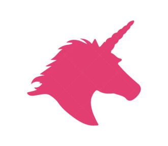 Unicorn Head SVG