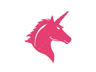 Unicorn Head SVG