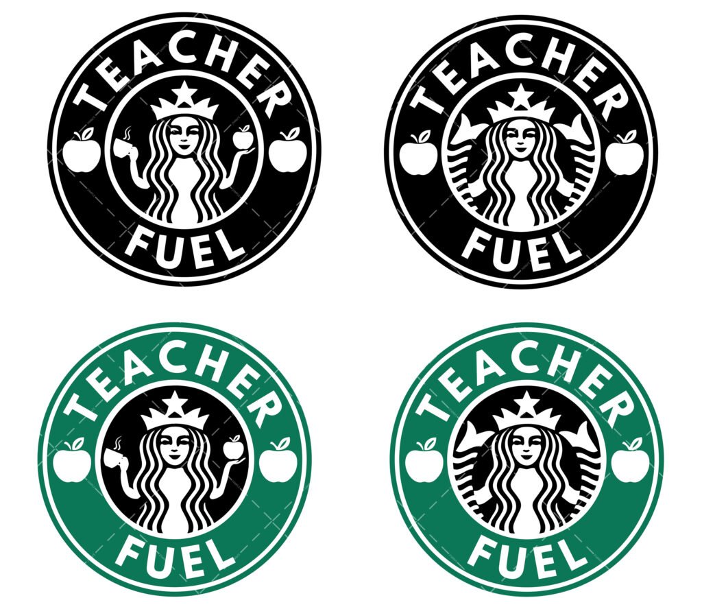 Teacher Fuel SVG layered cut files