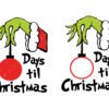days til christmas svg