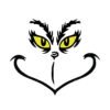 Grinch Face SVG