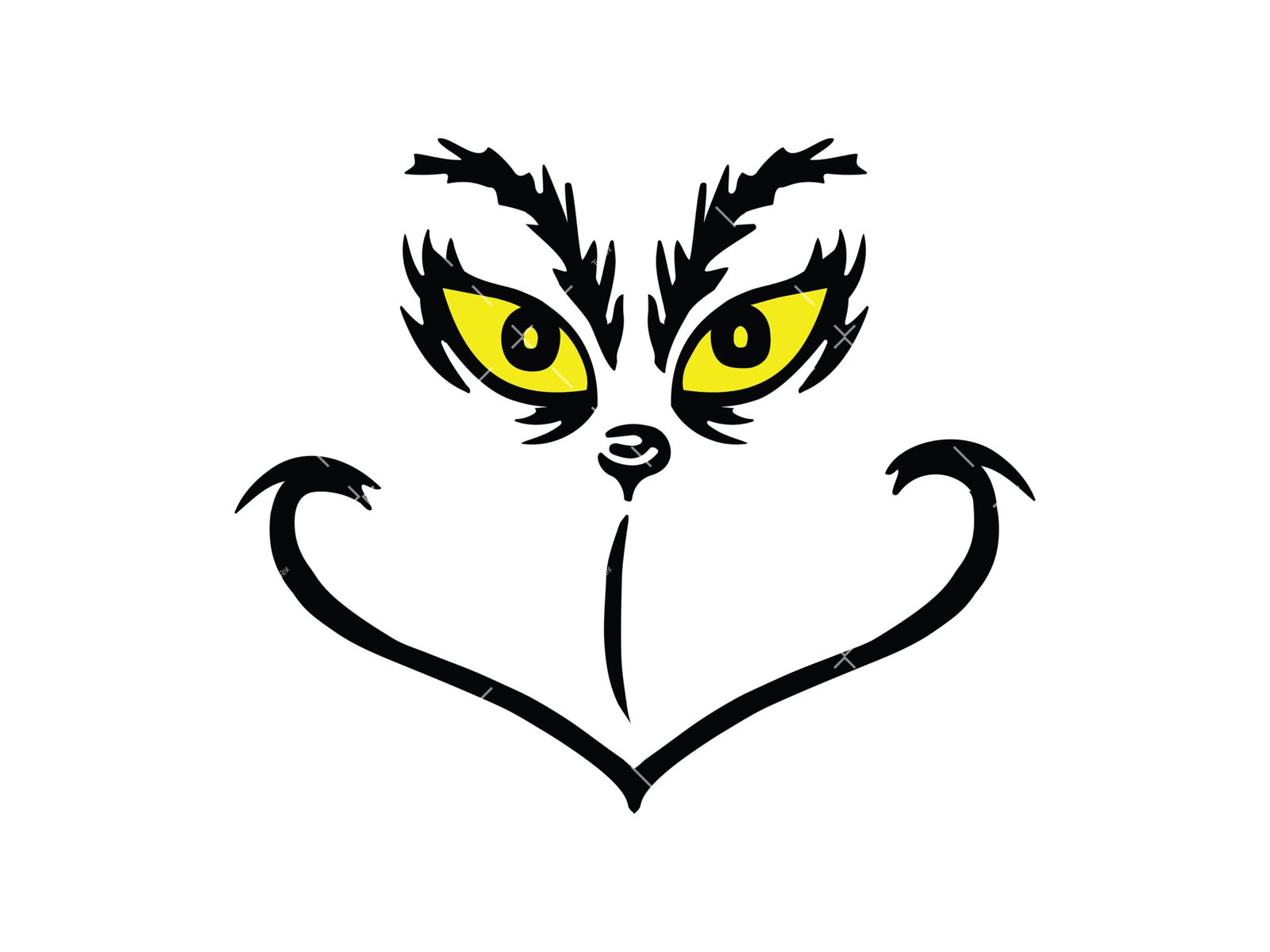 Grinch Face Svg Png Pdf Grinch Svg Christmas Svg For Cricut