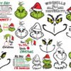 Grinch Face SVG Bundle