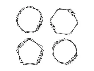 Leopard Frame svg
