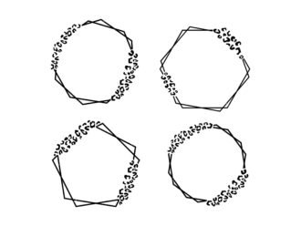 Leopard Frame svg