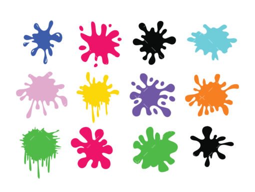 Paint splatter SVG
