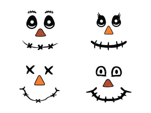 Scarecrow Face SVG