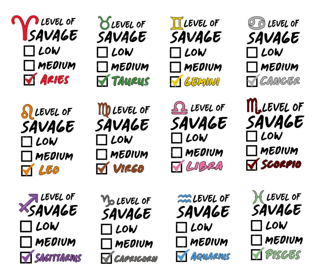 Level of Savage svg