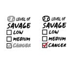Savage Cancer SVG