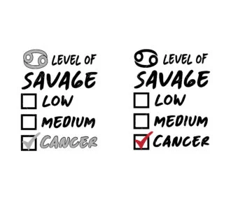 Savage Cancer SVG