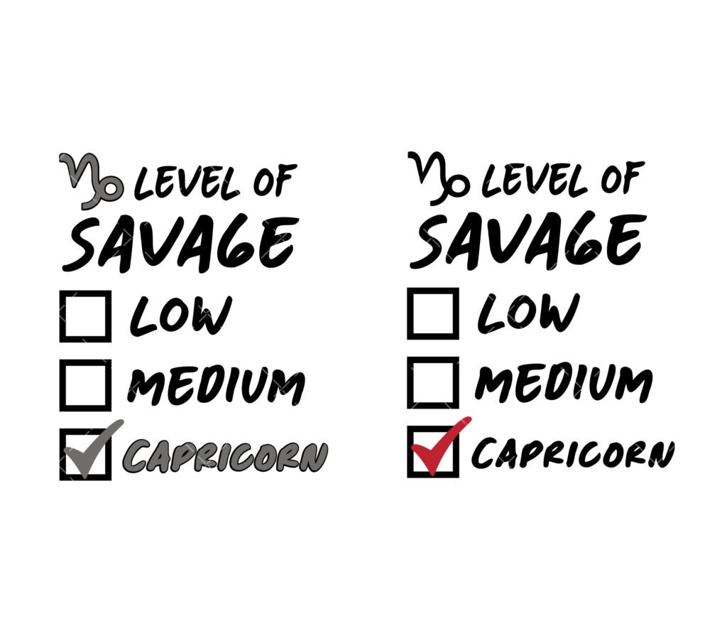 Savage Capricorn SVG