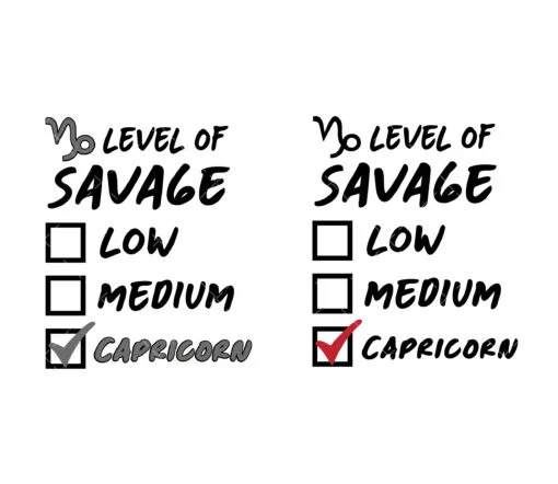 Savage Capricorn SVG