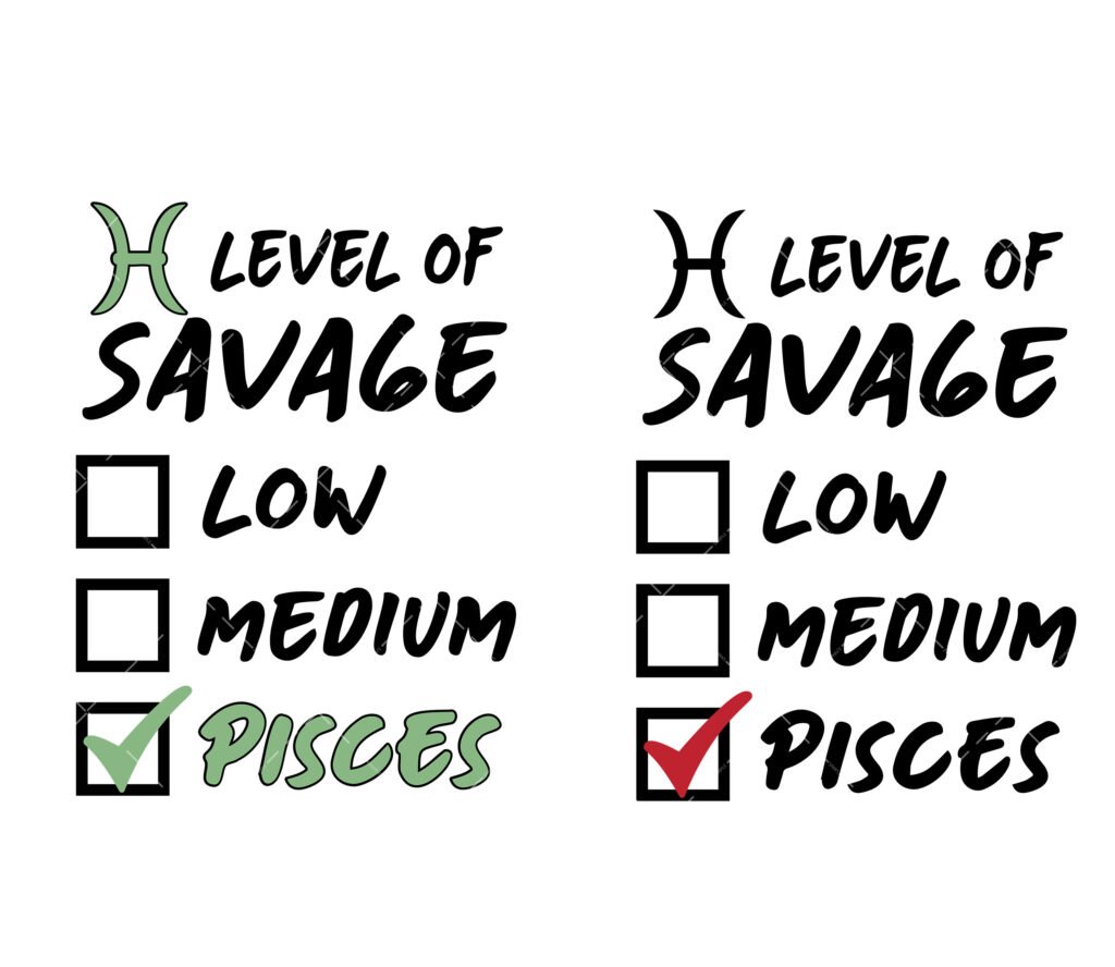 Savage Pisces SVG