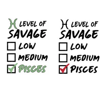 Savage Pisces SVG