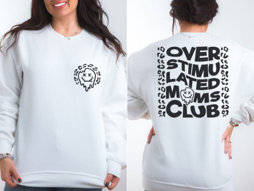 Overstimulated Moms Club SVG