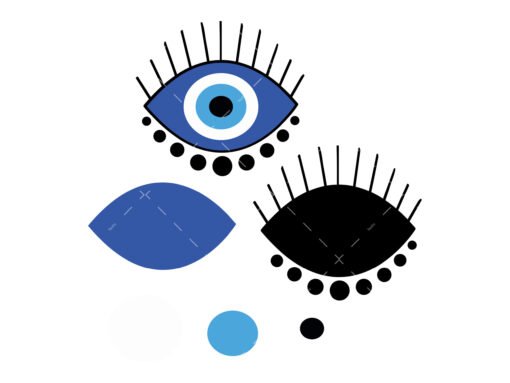 Evil Eye Svg layered