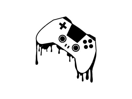 Dripping Gamepad SVG