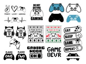 Gamer SVG bundle