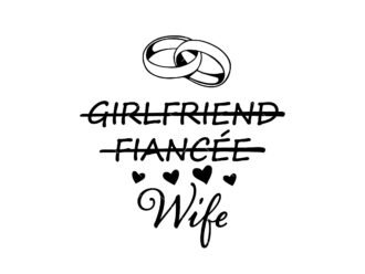 Girlfriend Fiancée Wife svg