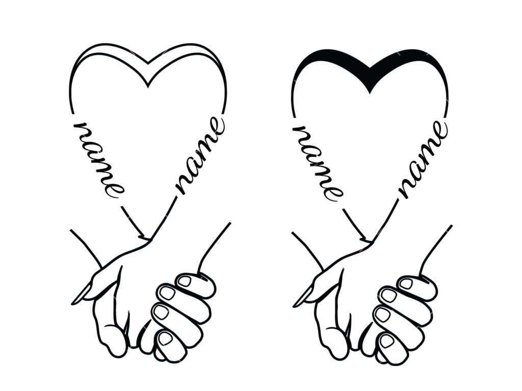 Holding Hands svg