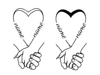 Holding Hands svg