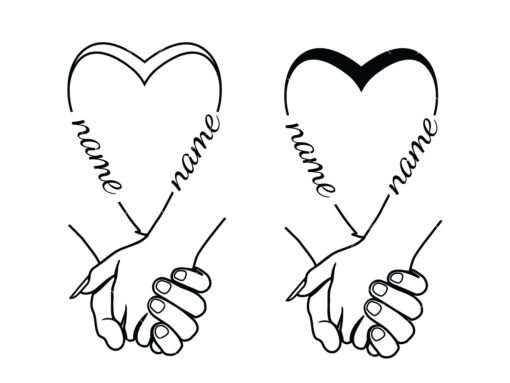 Holding Hands svg