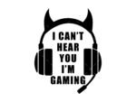 I can't hear you i'm gaming SVG